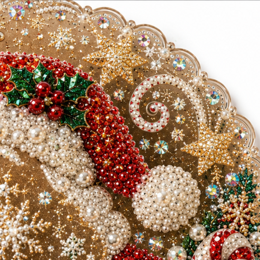 Diamond Art Christmas Ornament Kit, view 9
