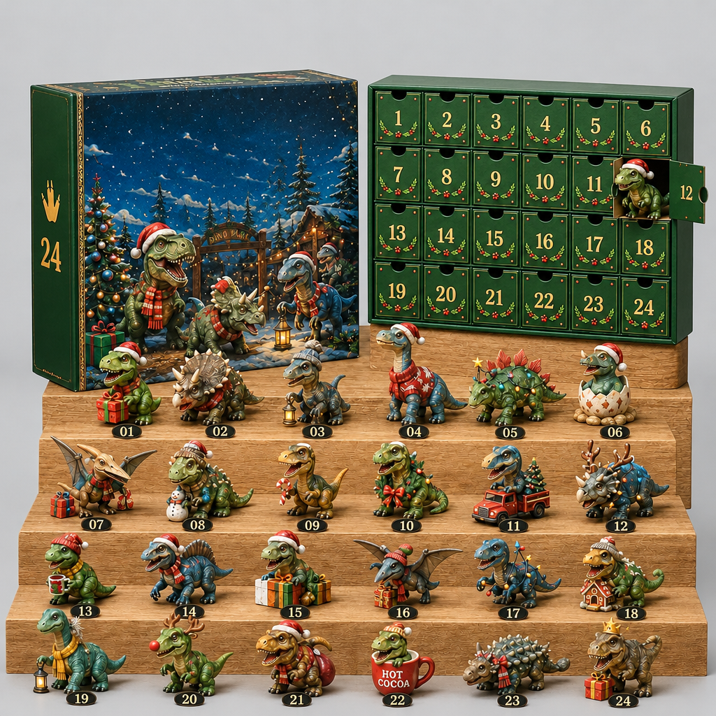 Dinosaur Christmas Advent Calendar product photo