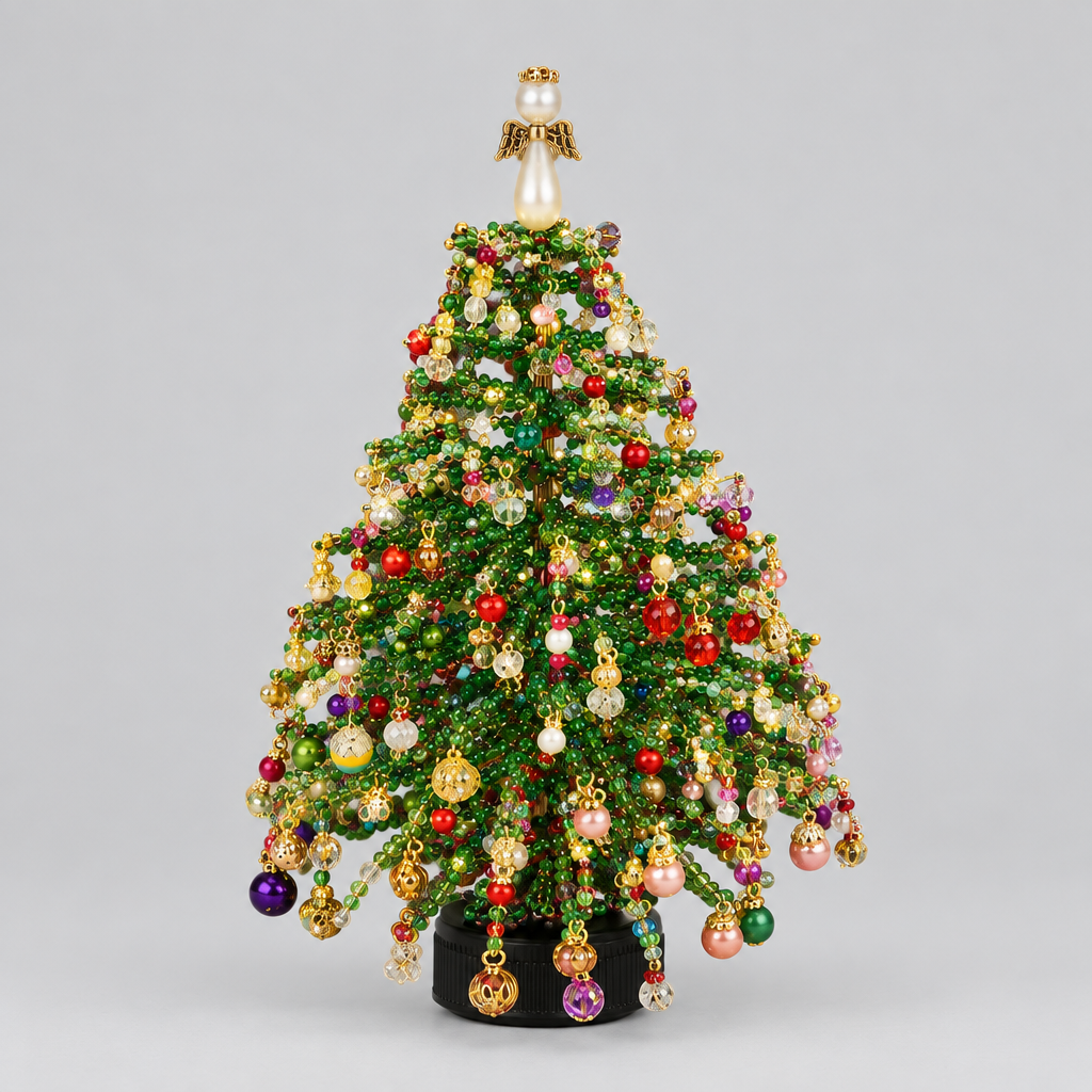DIY Beaded Christmas Tree Kit product photo