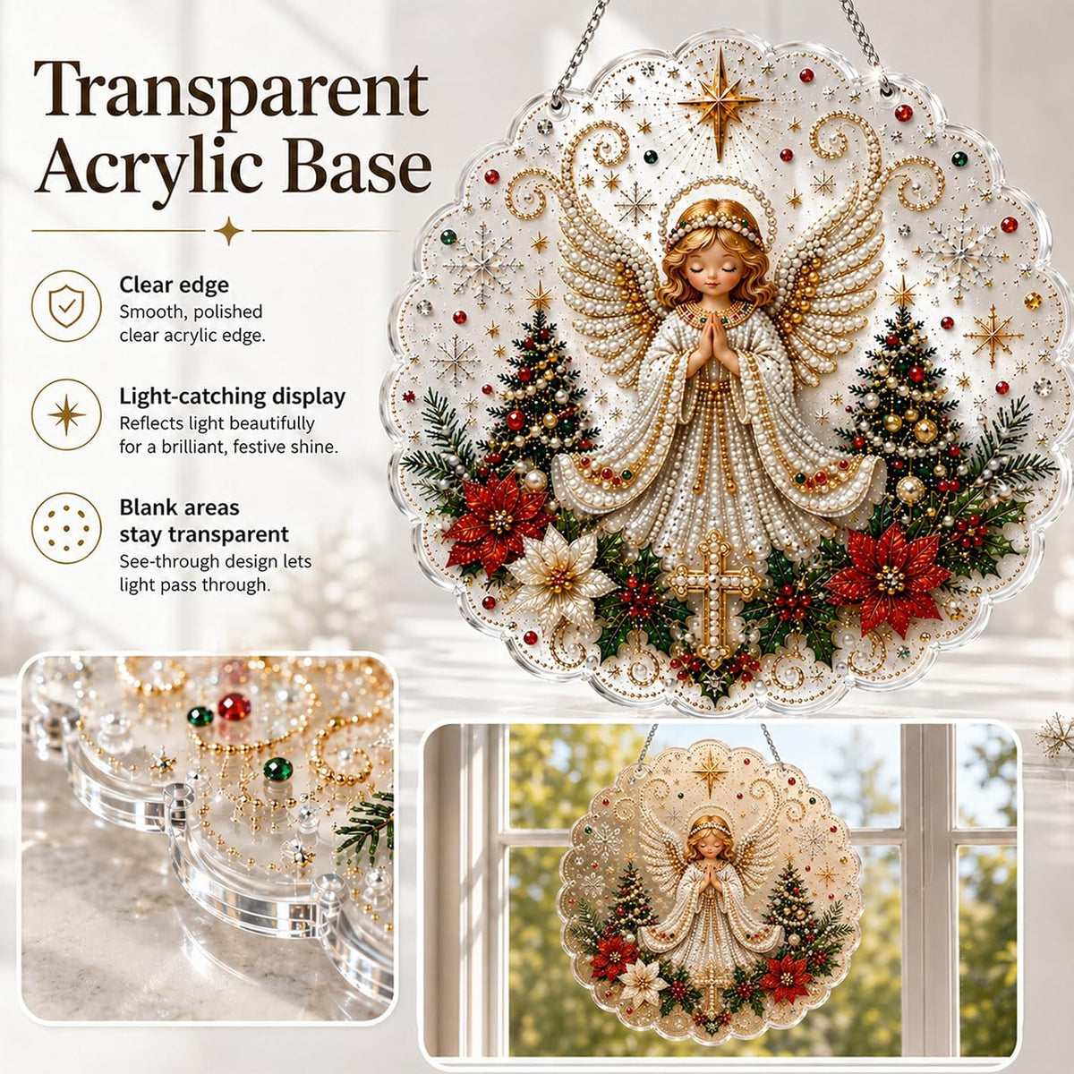 DIY Rhinestone Nativity Plaque Kit, view 10