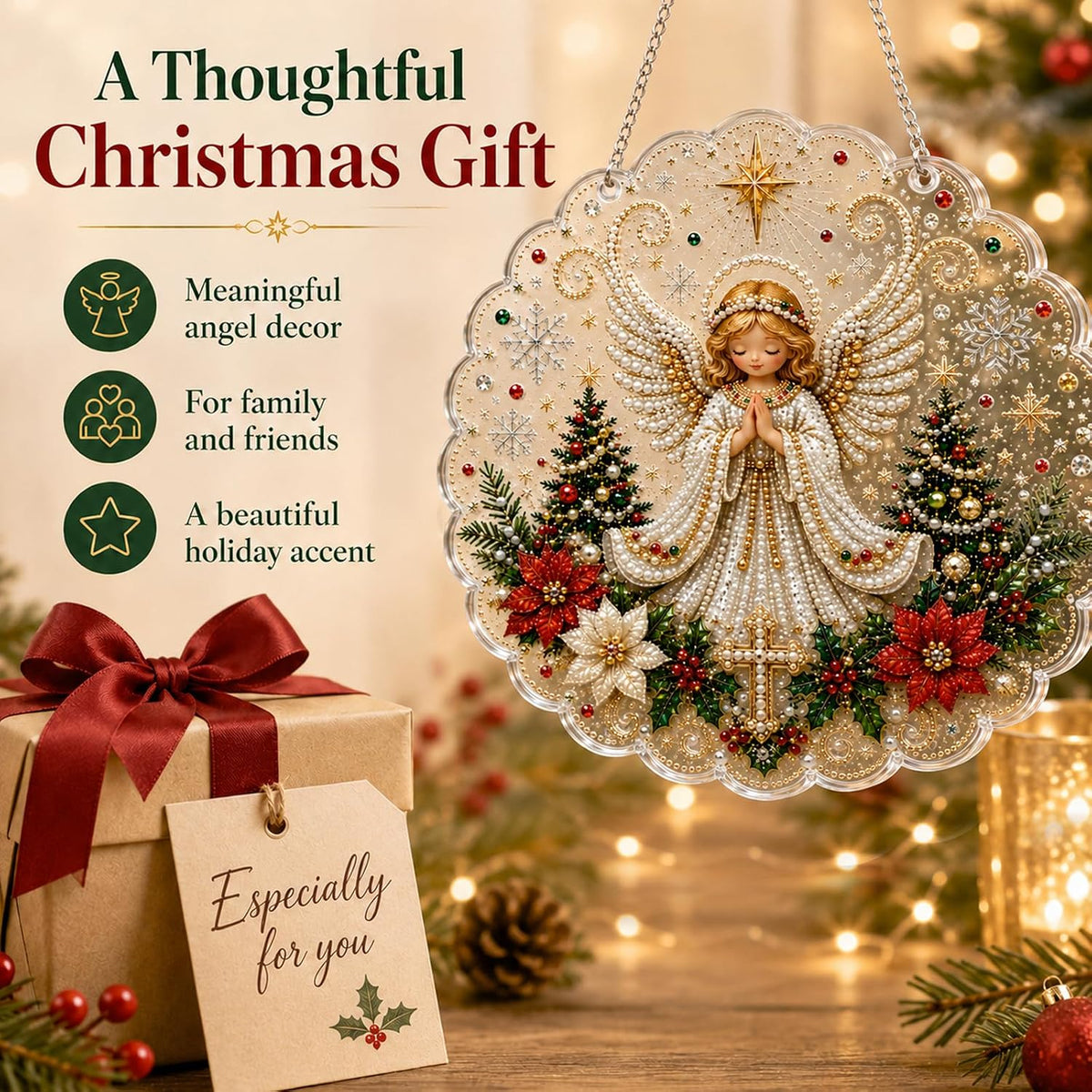 DIY Rhinestone Nativity Plaque Kit, view 13