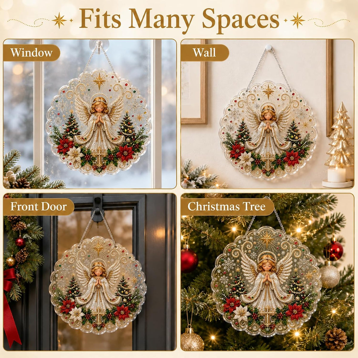 DIY Rhinestone Nativity Plaque Kit, view 6