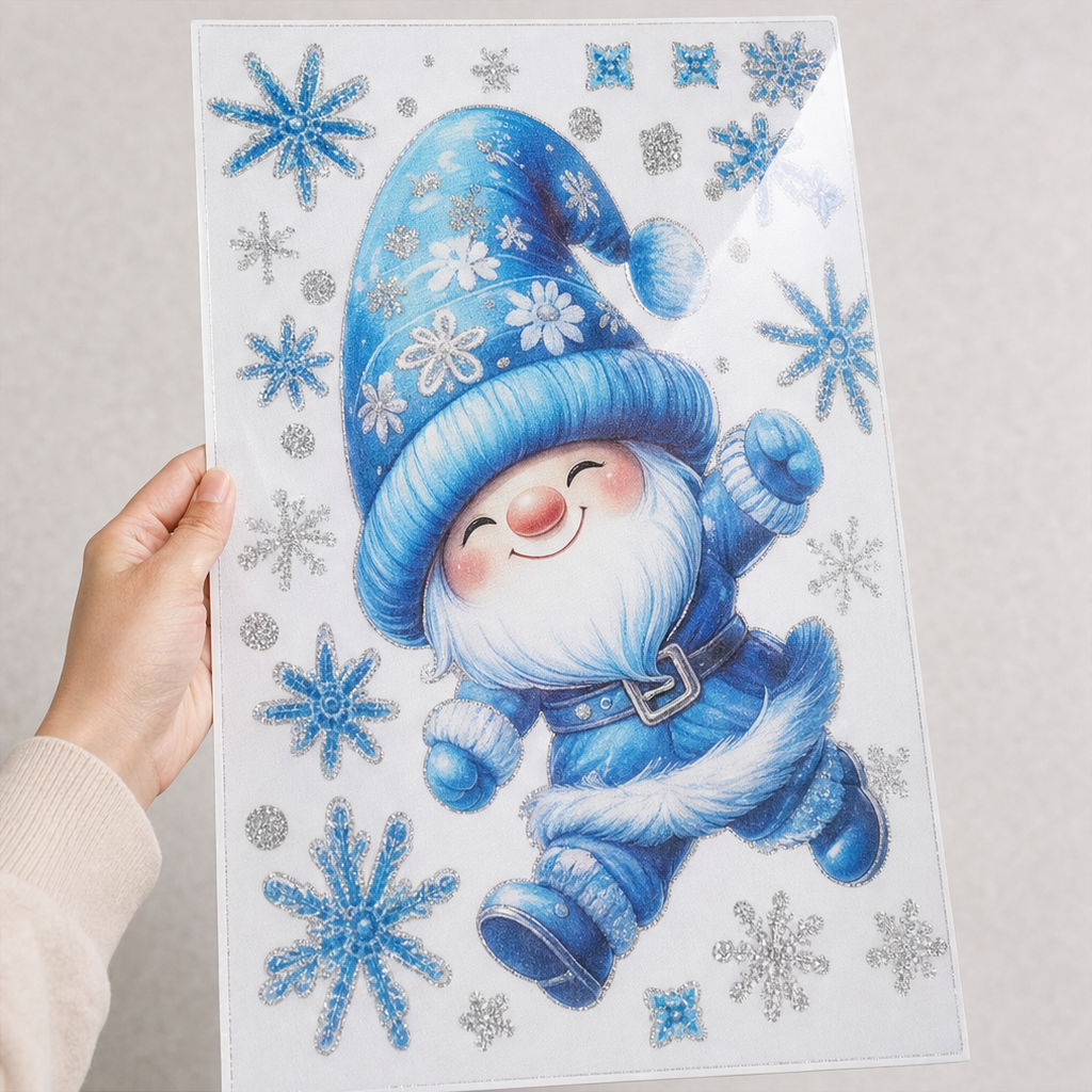 Double-Sided Gnome Window Clings, Set of 9, view 8