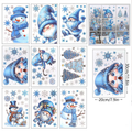 Double-Sided Gnome Window Clings, Set of 9, Blue