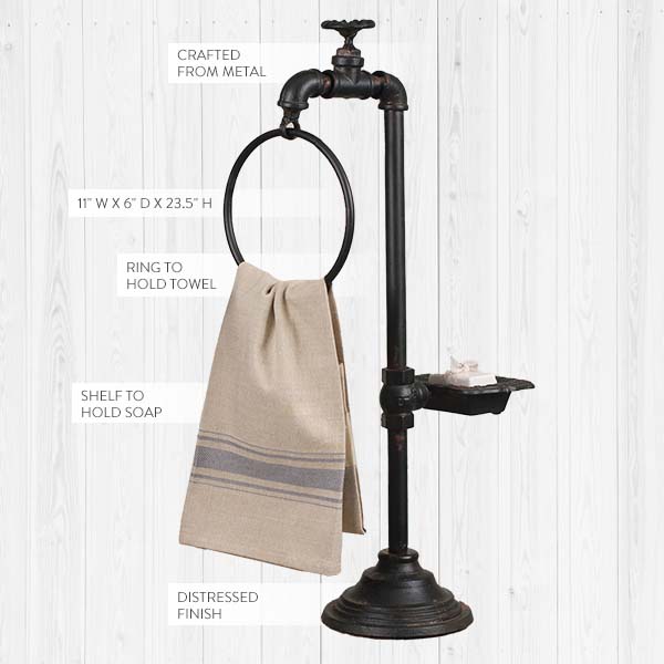 Faucet Towel and Soap Holder, view 1