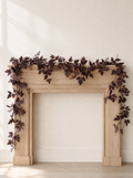 Faux Plum Leaf Garland 6 ft, main photo