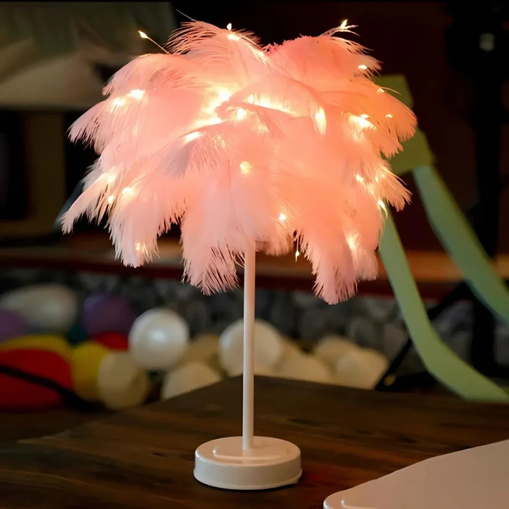 Feather Table Lamp, view 12
