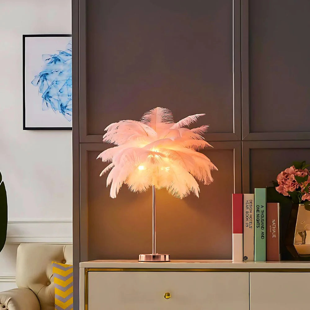 Feather Table Lamp, view 2