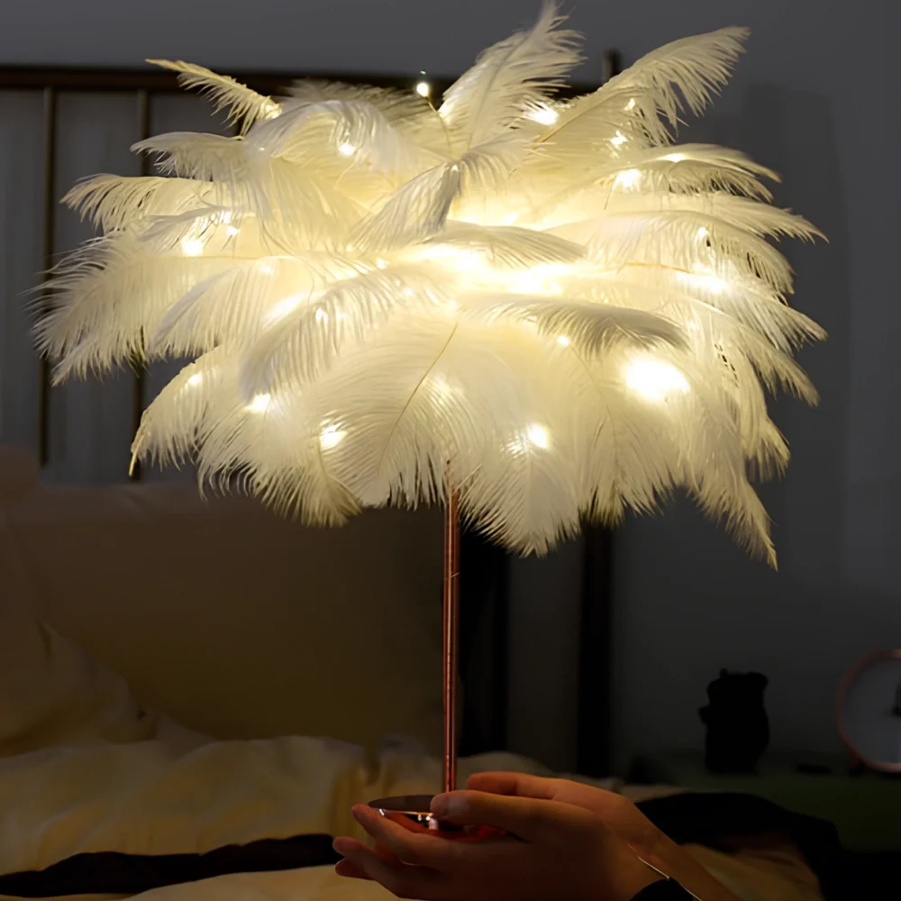Feather Table Lamp, view 5