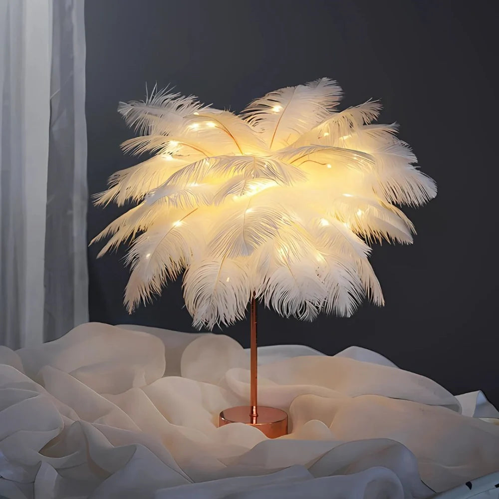 Feather Table Lamp, view 6