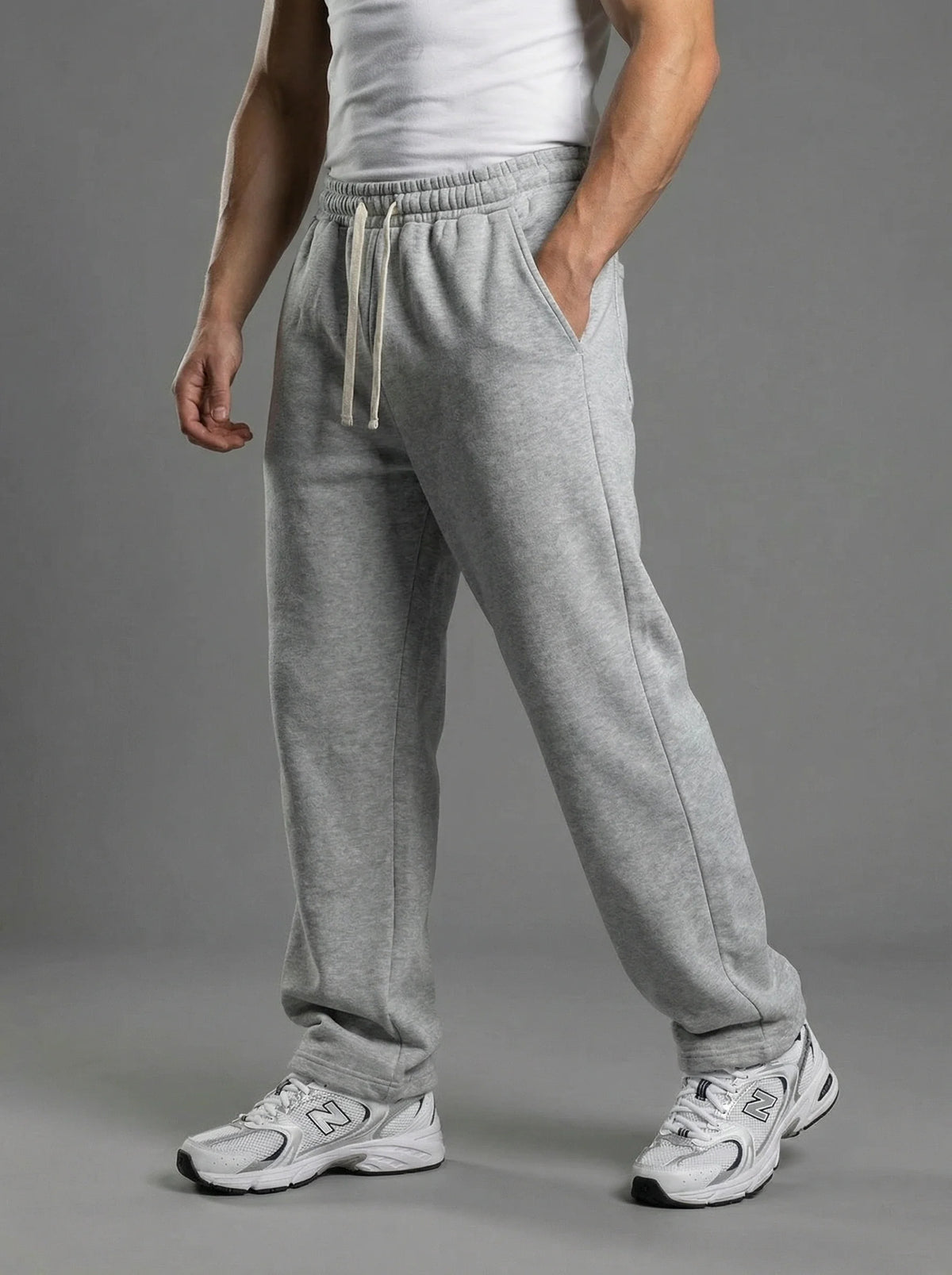 Fleece Lined Relaxed Sweatpants, view 1