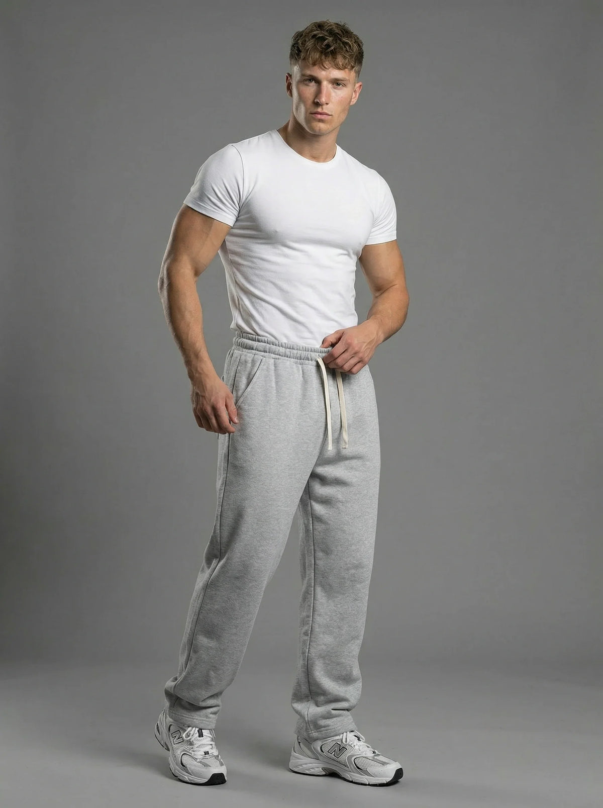 Fleece Lined Relaxed Sweatpants, view 10