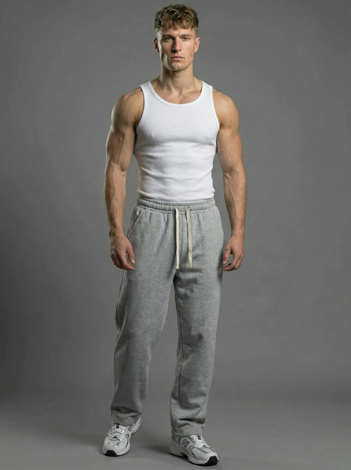 Fleece Lined Relaxed Sweatpants, view 4