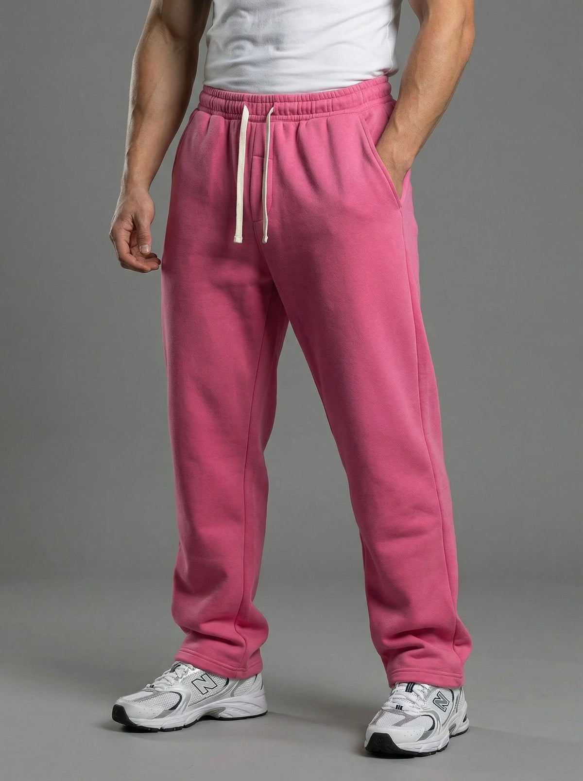 Fleece Lined Relaxed Sweatpants, view 9