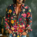 Floral Print Long Sleeve Shirt, view 2