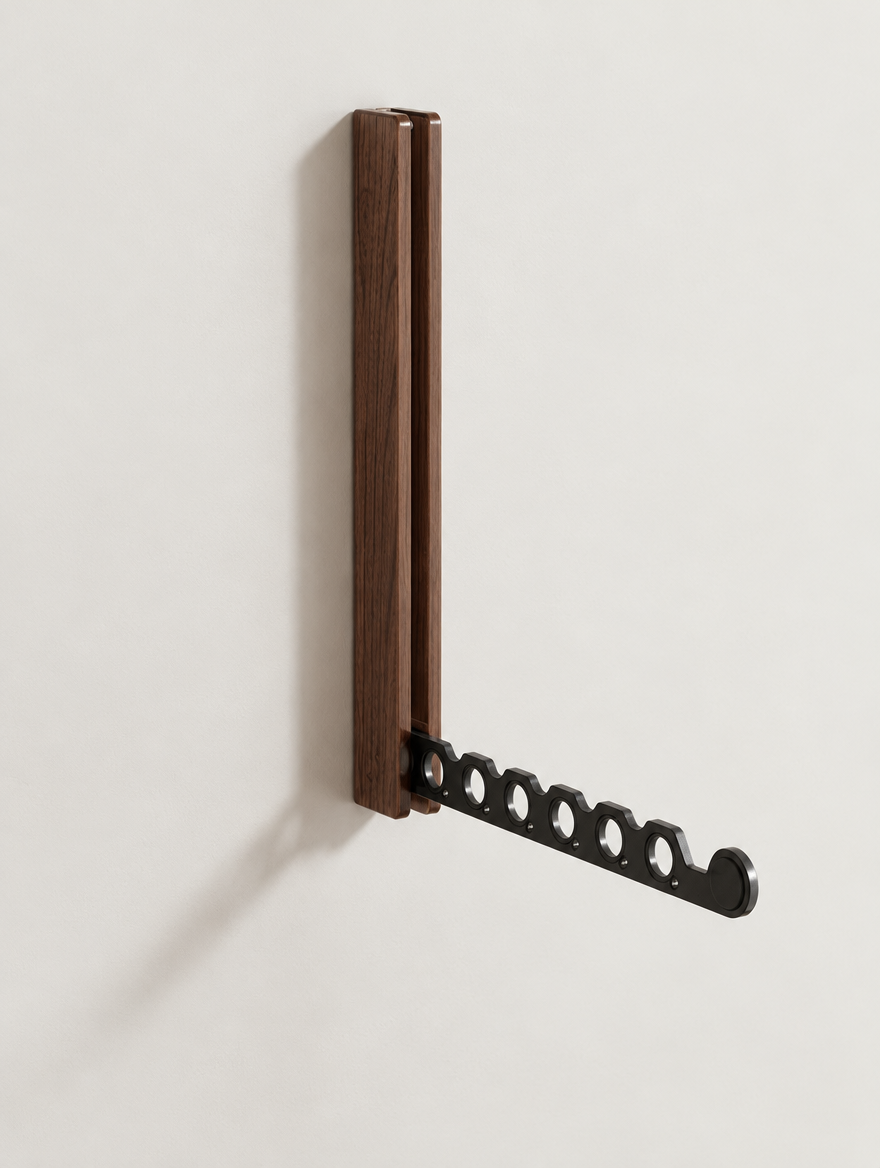 Folding Wall Clothes Rack product photo