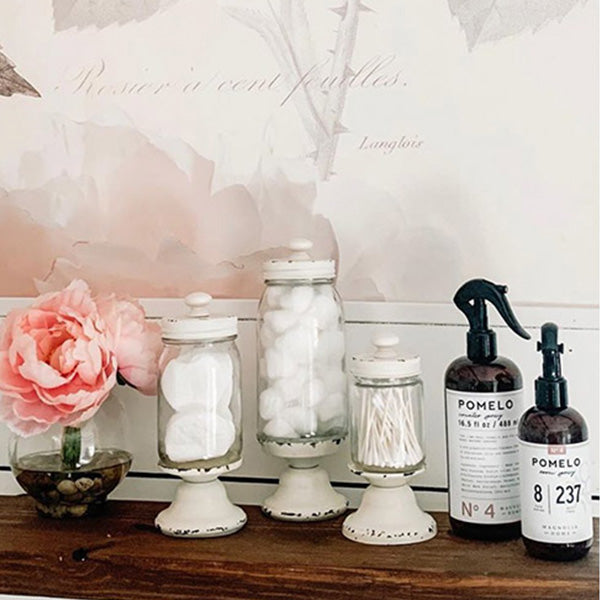 Glass Apothecary Jars, Set of 3, view 3