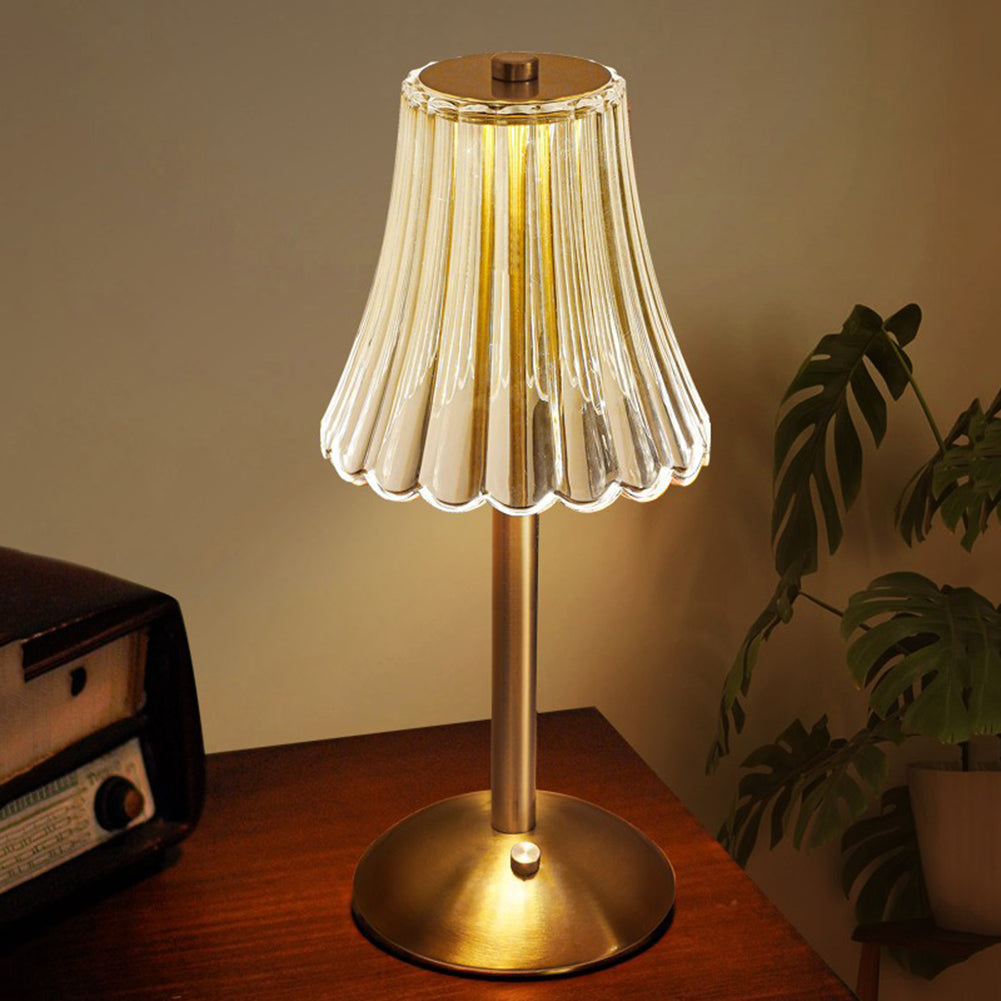 Gold Crystal Shade Table Lamp, view 10