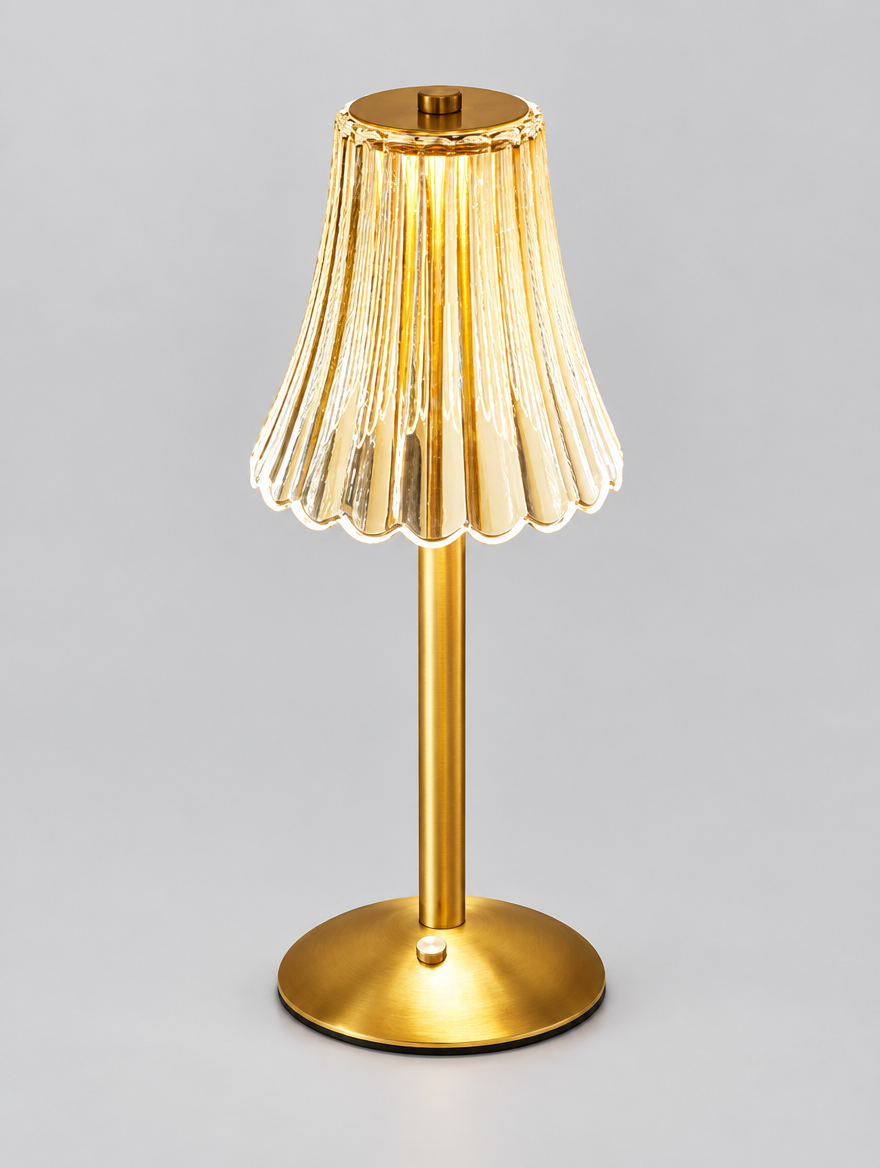Gold Crystal Shade Table Lamp product photo