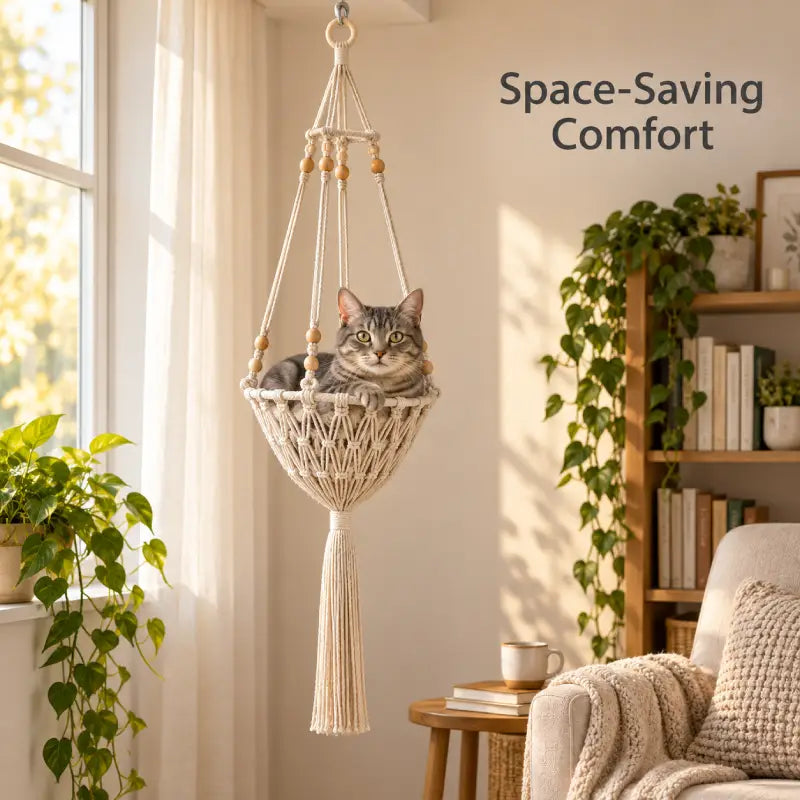 Hanging Rope Cat Bed, view 4
