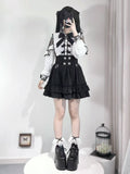 Heart Rhinestone Flounce Mini Skirt, view 1