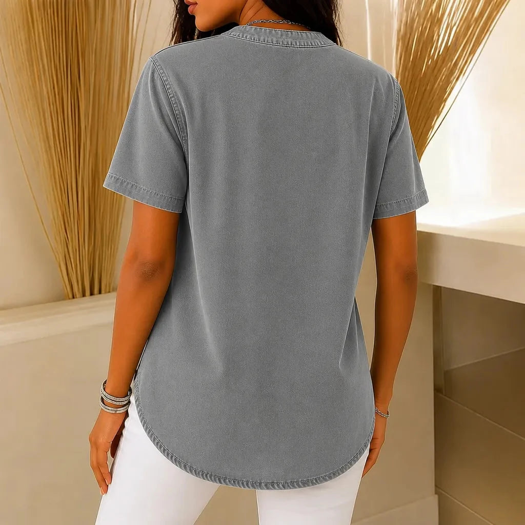Henley Tunic Top, extra view 1
