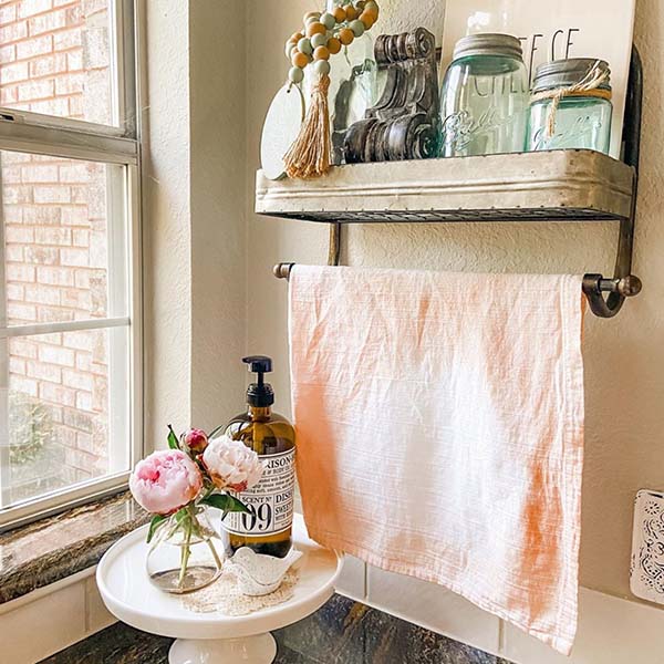 Industrial Wall Towel Rack, view 3