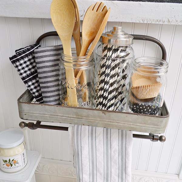 Industrial Wall Towel Rack, view 5
