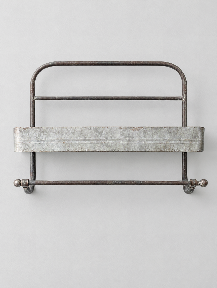 Industrial Wall Towel Rack product photo