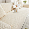 Stretch Sofa Slipcover in beige