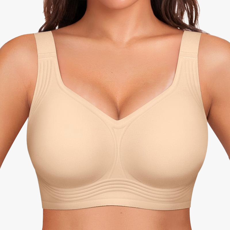 Jelly Strip Wireless Bra in nude 1