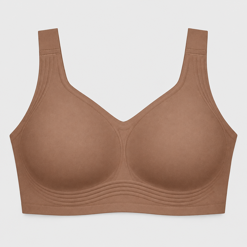Jelly Strip Wireless Bra, product photo on a light grey background