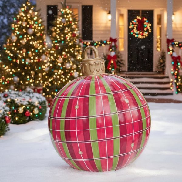 Large Inflatable Christmas Ball, view 3