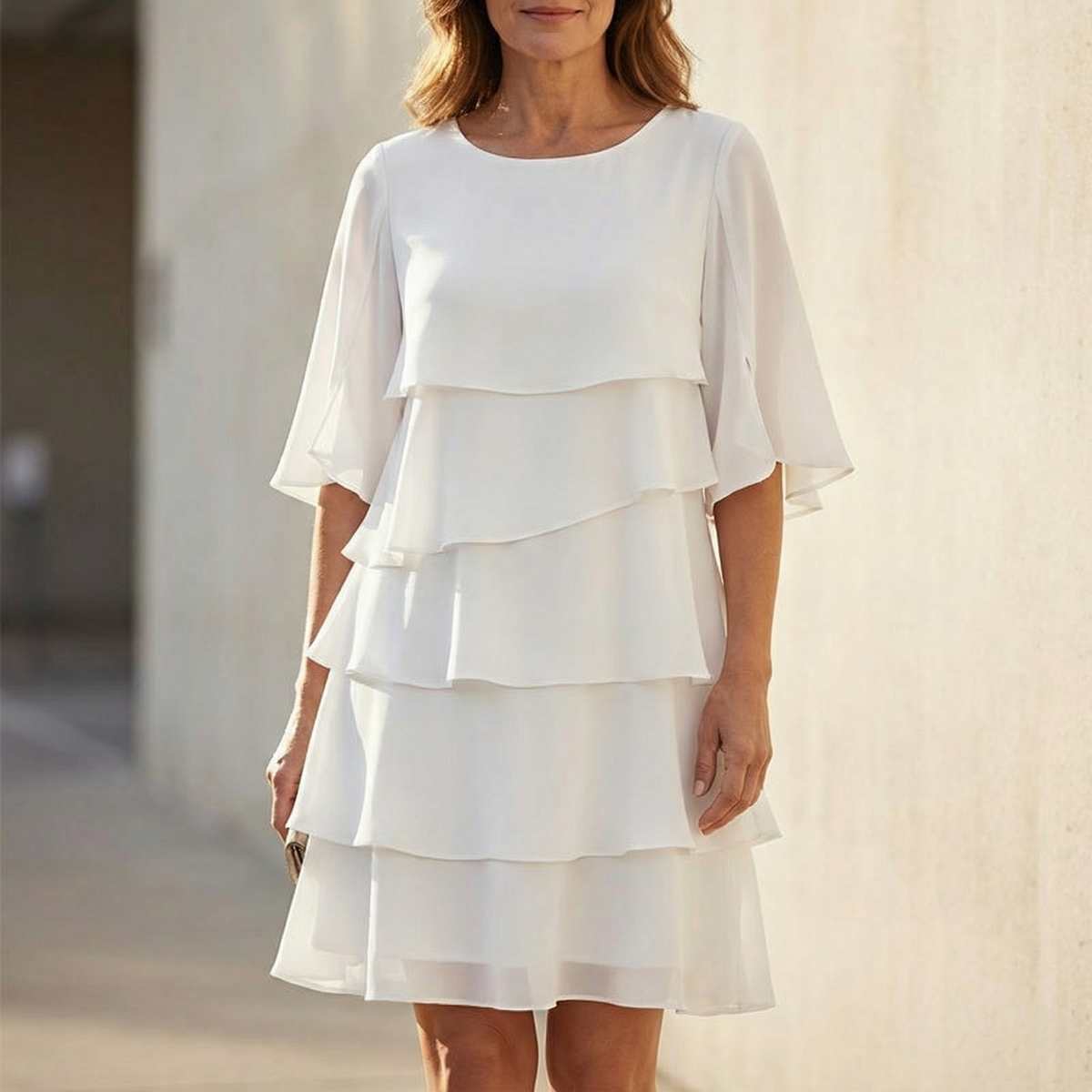 Tiered Ruffle Dress, extra view 1