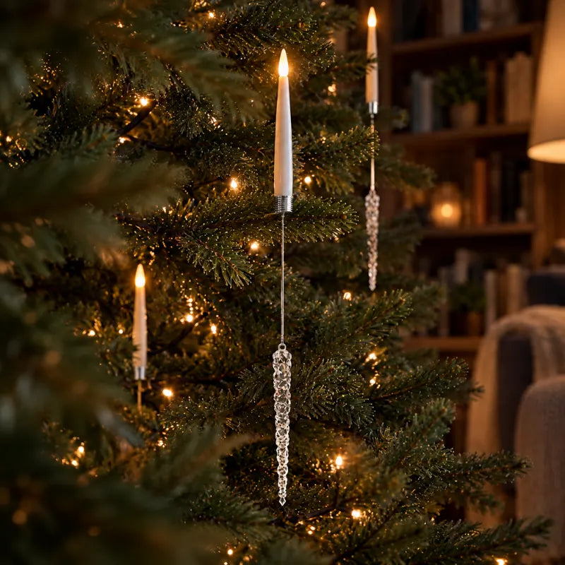 LED Christmas Tree Taper Candles, view 11