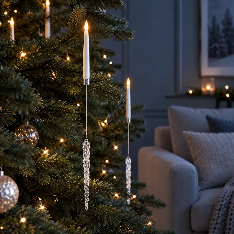 LED Christmas Tree Taper Candles, view 12