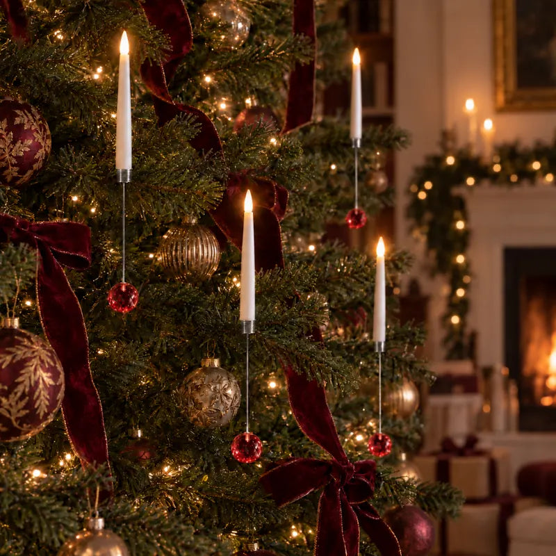 LED Christmas Tree Taper Candles, view 14