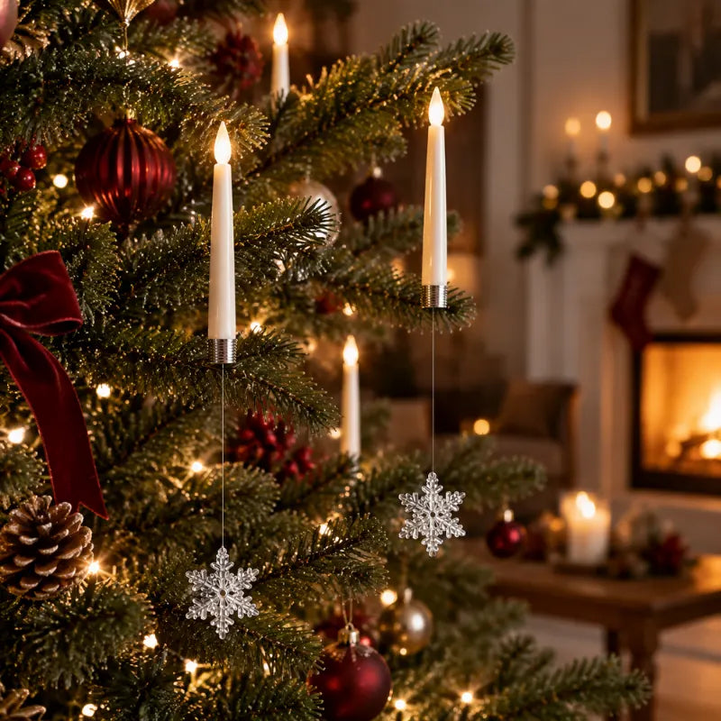 LED Christmas Tree Taper Candles, view 15