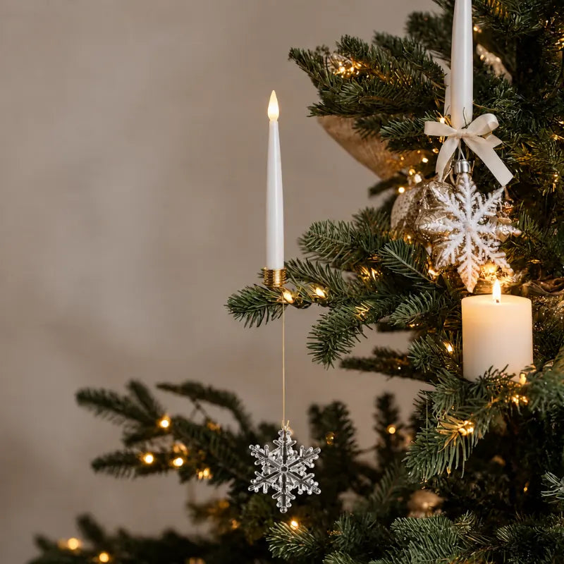 LED Christmas Tree Taper Candles, view 8
