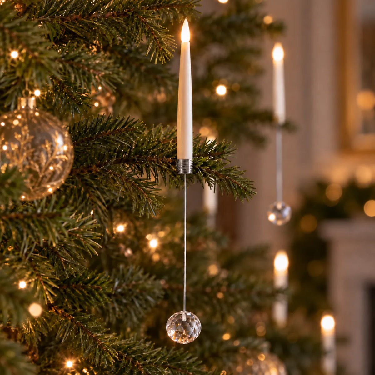 LED Christmas Tree Taper Candles, view 9