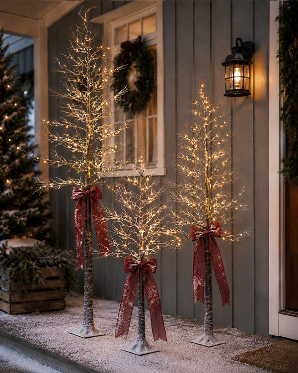 LED Christmas Trees, Set of 3, view 1