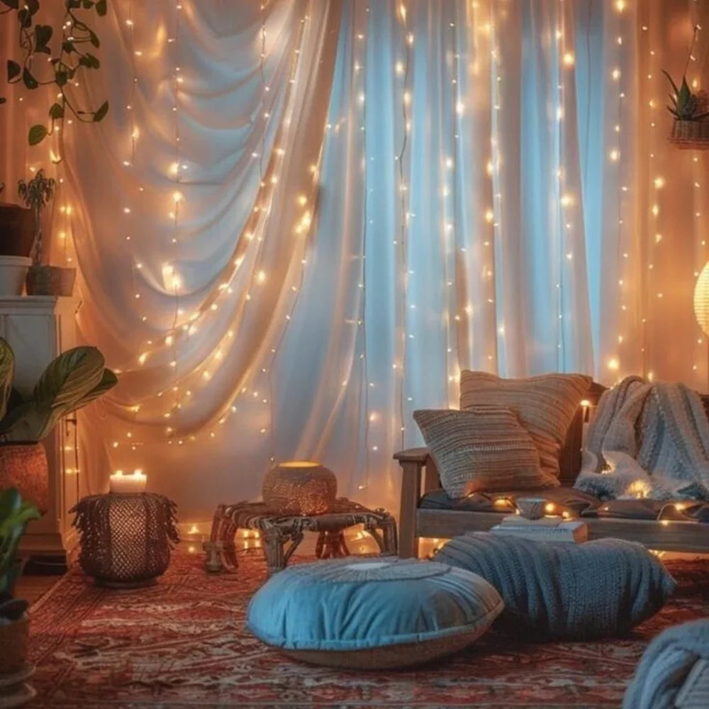 LED Fairy Curtain Lights, view 11