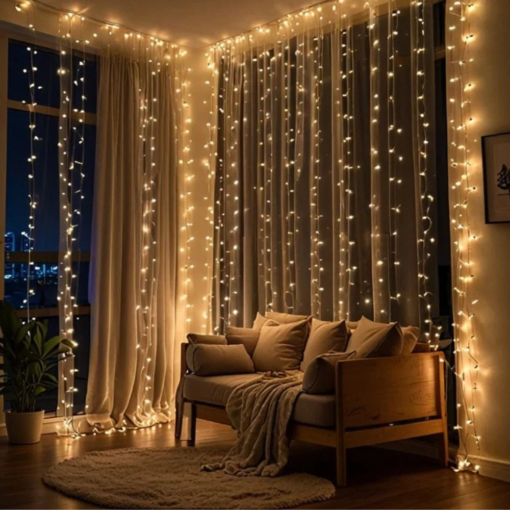 LED Fairy Curtain Lights, view 9