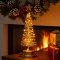 LED Spiral Christmas Tree with Star, view 1