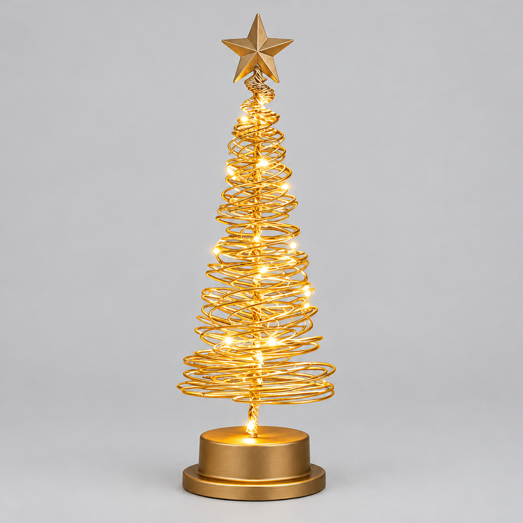 LED Spiral Christmas Tree with Star product photo