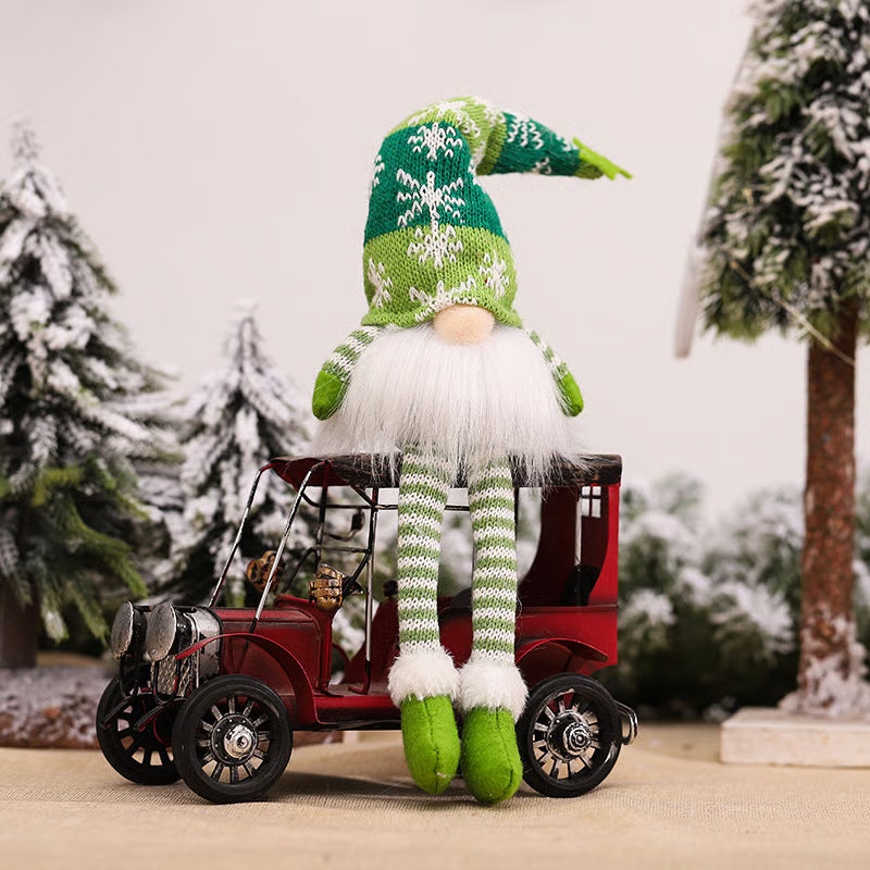 Light-Up Knit Christmas Gnome, view 4