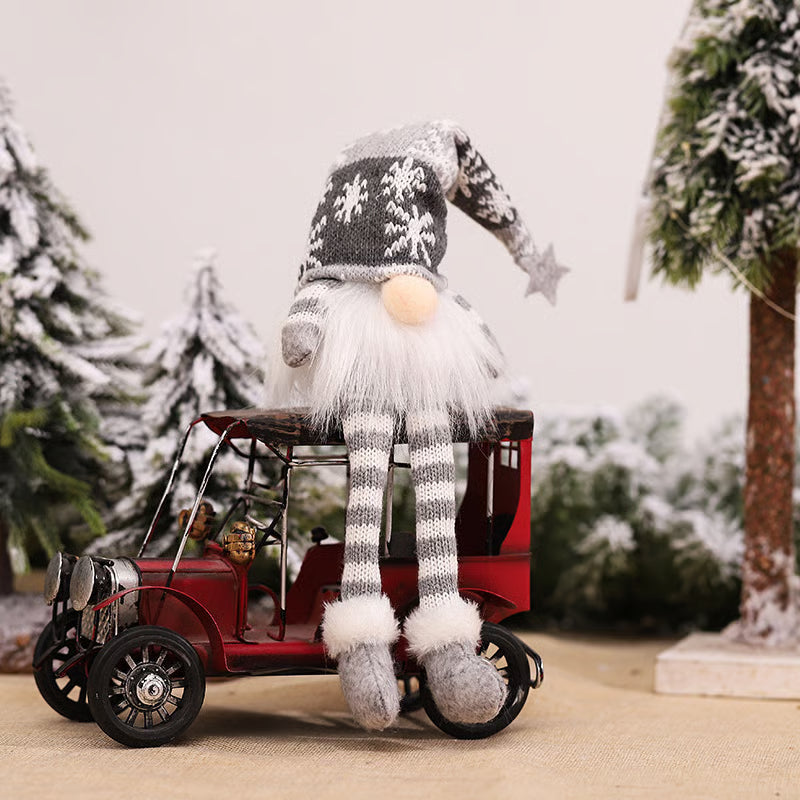 Light-Up Knit Christmas Gnome, view 5