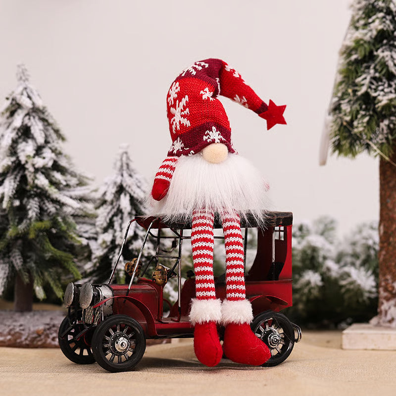 Light-Up Knit Christmas Gnome, view 6