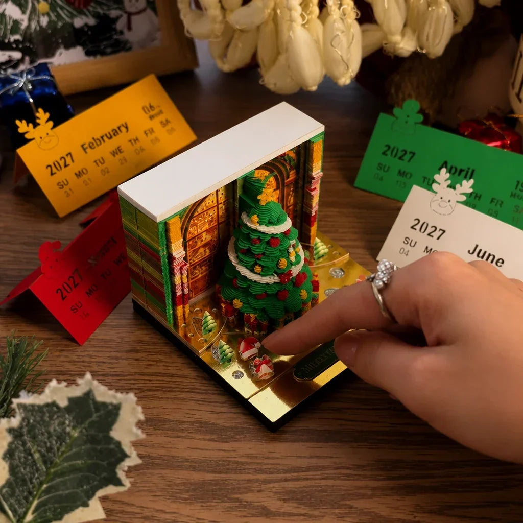 Lighted Pop-Up Christmas Tree Calendar, view 2