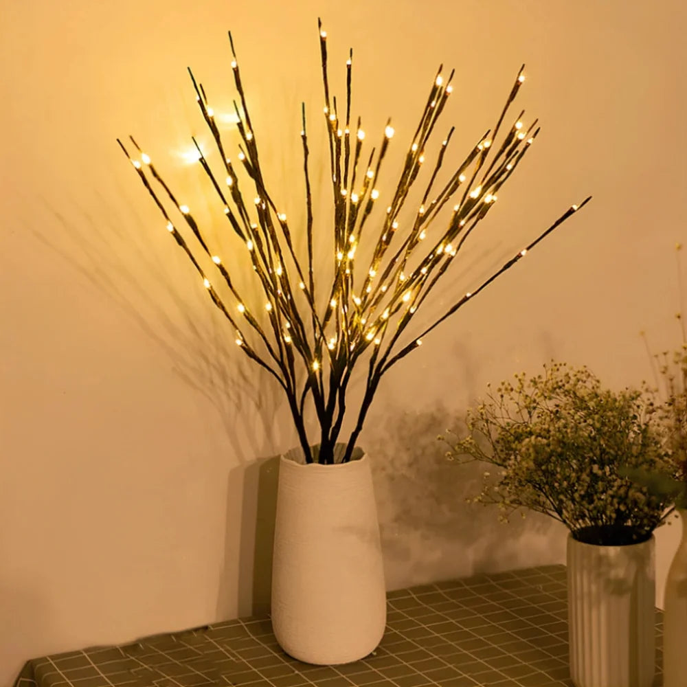 Lighted Willow Branches, Willow Branch